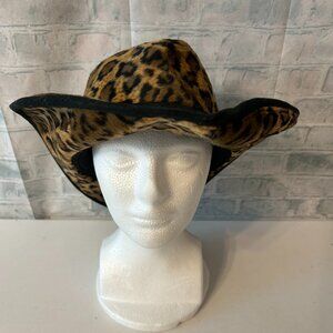 RAINFOREST CAFE LEOPARD PRINT SAFARI HAT